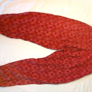 Flower Design Women's Light Weight Stretchy Pants